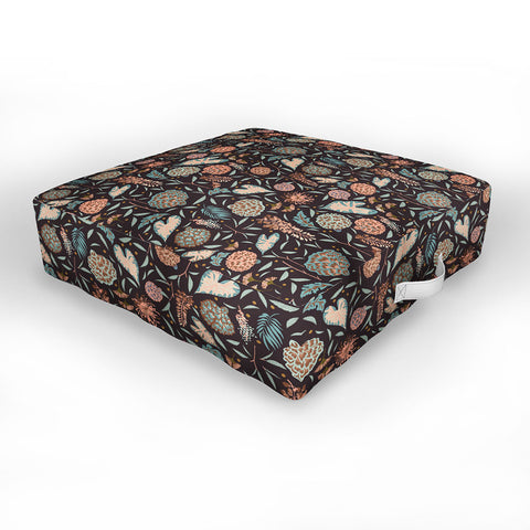 Holli Zollinger NIGHT BLOSSOM Outdoor Floor Cushion