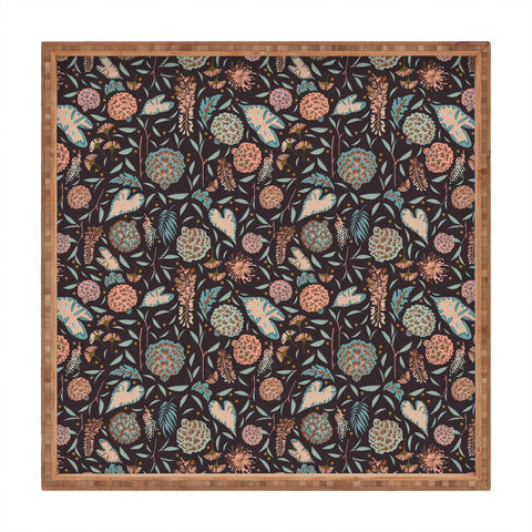 Holli Zollinger NIGHT BLOSSOM Square Tray