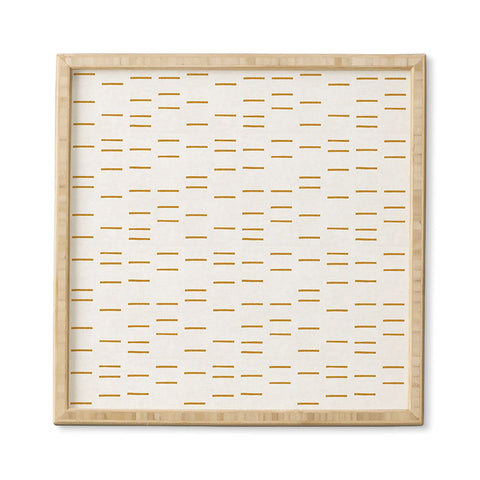 Holli Zollinger OCHRE LINE Framed Wall Art