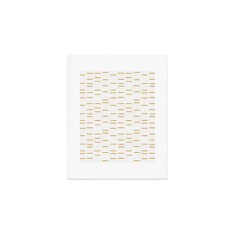 Holli Zollinger OCHRE LINE Art Print