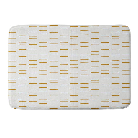 Holli Zollinger OCHRE LINE Memory Foam Bath Mat