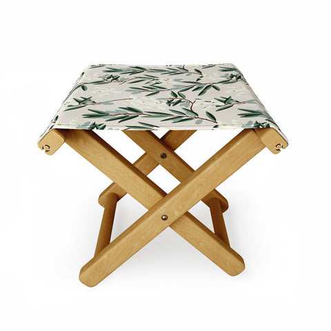 Holli Zollinger OLIVE BLOOM Folding Stool