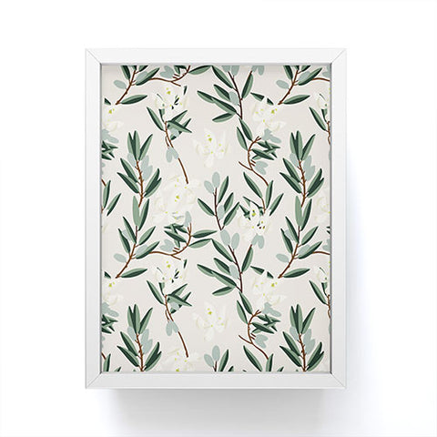 Holli Zollinger OLIVE BLOOM Framed Mini Art Print