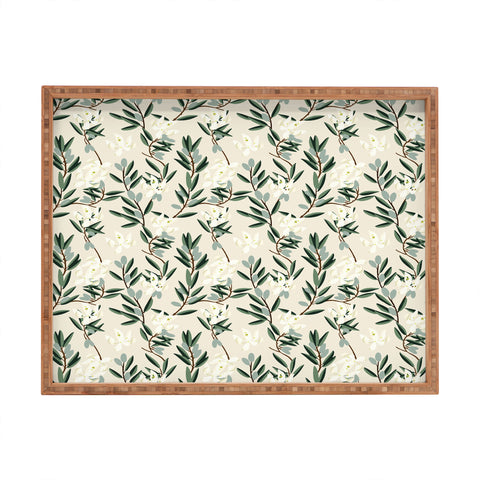Holli Zollinger OLIVE BLOOM Rectangular Tray