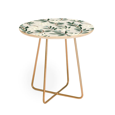 Holli Zollinger OLIVE BLOOM Round Side Table