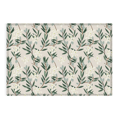 Holli Zollinger OLIVE BLOOM Outdoor Rug