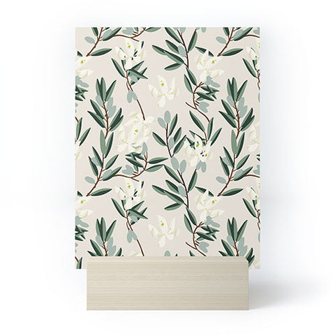 Holli Zollinger OLIVE BLOOM Mini Art Print