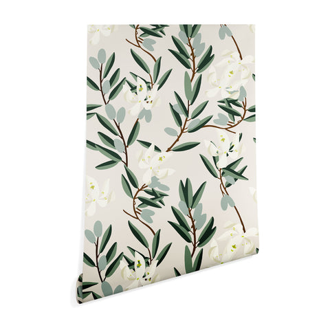 Holli Zollinger OLIVE BLOOM Wallpaper