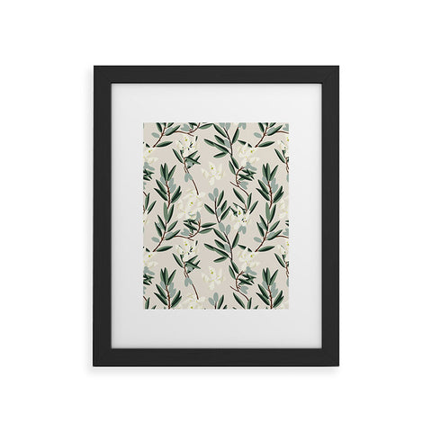 Holli Zollinger OLIVE BLOOM Framed Art Print