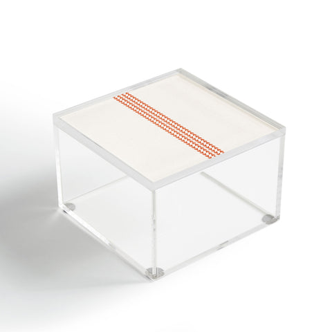 Holli Zollinger ORANGE VEE Acrylic Box