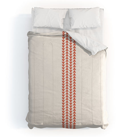 Holli Zollinger ORANGE VEE Comforter