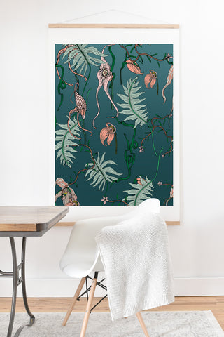 Holli Zollinger ORCHID BOTANICAL Art Print And Hanger