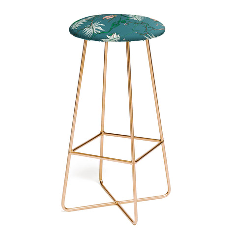 Holli Zollinger ORCHID BOTANICAL Bar Stool
