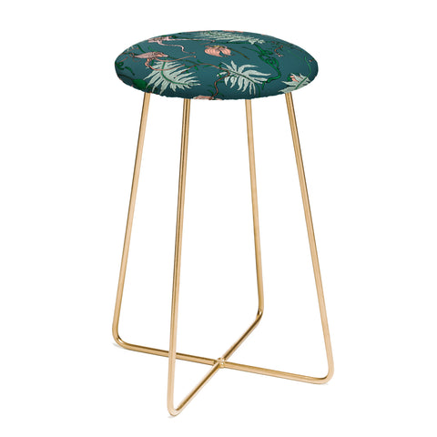 Holli Zollinger ORCHID BOTANICAL Counter Stool