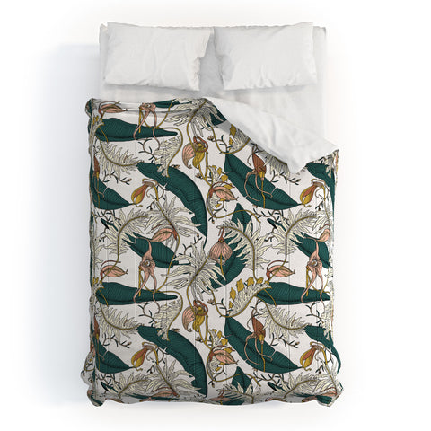 Holli Zollinger ORCHID GARDEN AMORA Comforter