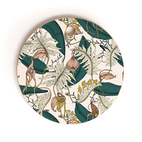 Holli Zollinger ORCHID GARDEN AMORA Cutting Board Round