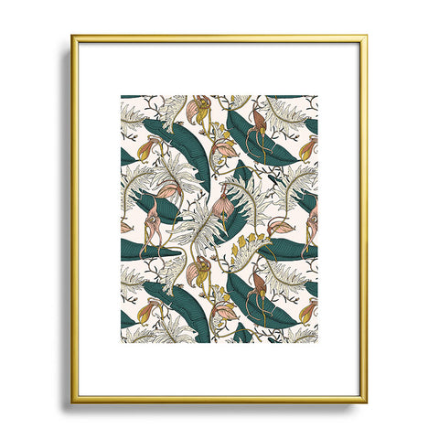 Holli Zollinger ORCHID GARDEN AMORA Metal Framed Art Print