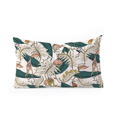 Holli Zollinger ORCHID GARDEN AMORA Oblong Throw Pillow