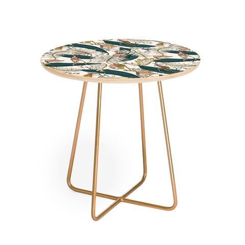 Holli Zollinger ORCHID GARDEN AMORA Round Side Table