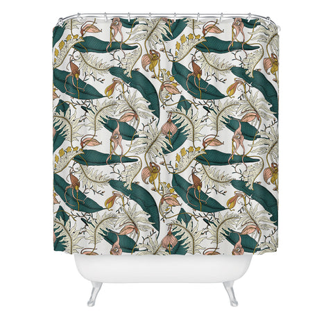 Holli Zollinger ORCHID GARDEN AMORA Shower Curtain