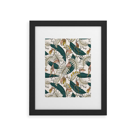 Holli Zollinger ORCHID GARDEN AMORA Framed Art Print