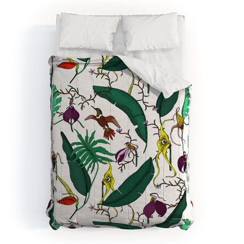 Holli Zollinger ORCHID GARDEN Comforter