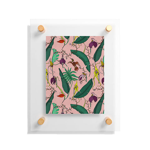 Holli Zollinger ORCHID GARDEN PINK Floating Acrylic Print