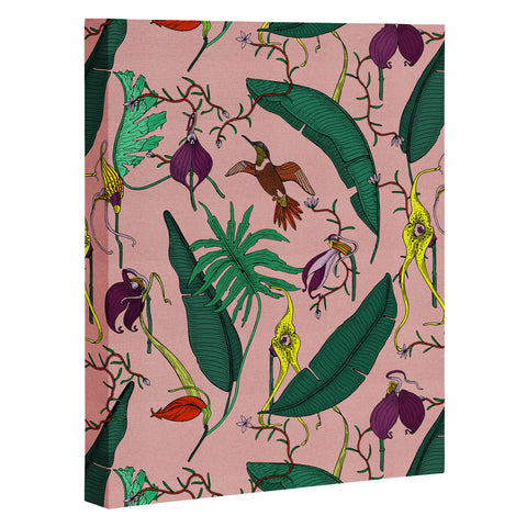 Holli Zollinger ORCHID GARDEN PINK Art Canvas