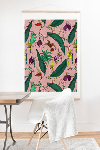 Holli Zollinger ORCHID GARDEN PINK Art Print And Hanger