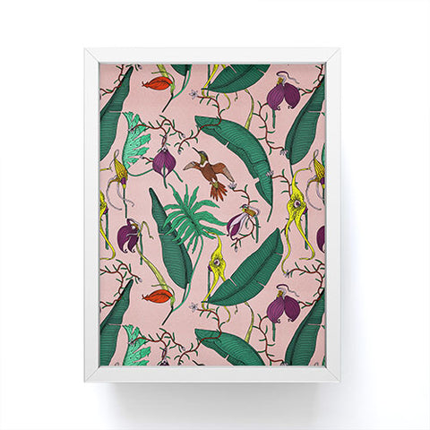 Holli Zollinger ORCHID GARDEN PINK Framed Mini Art Print