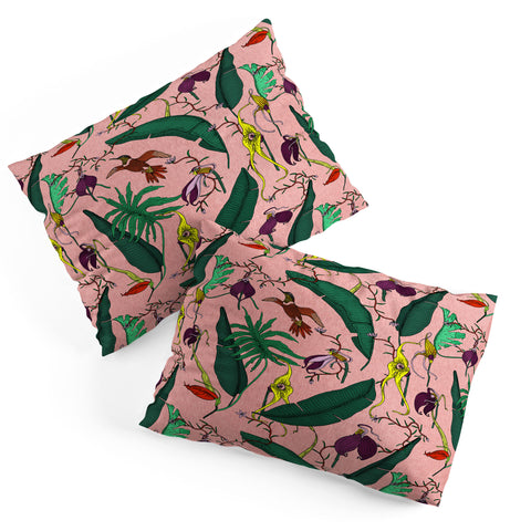 Holli Zollinger ORCHID GARDEN PINK Pillow Shams