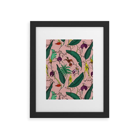 Holli Zollinger ORCHID GARDEN PINK Framed Art Print