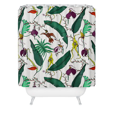 Holli Zollinger ORCHID GARDEN Shower Curtain