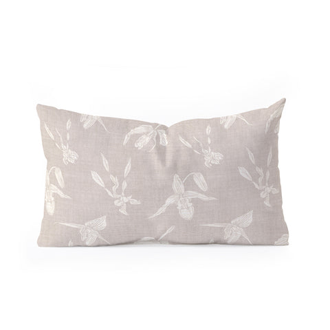 Holli Zollinger ORCHID LINEN Oblong Throw Pillow