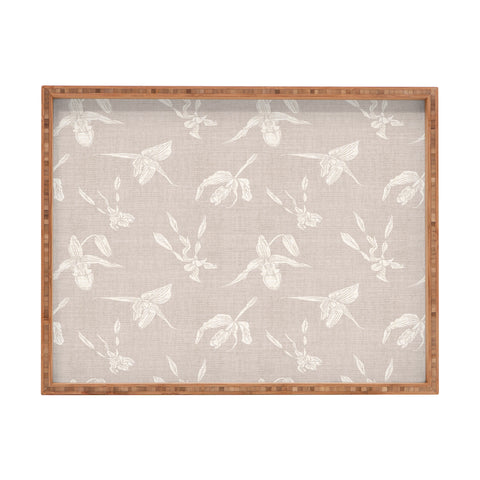 Holli Zollinger ORCHID LINEN Rectangular Tray