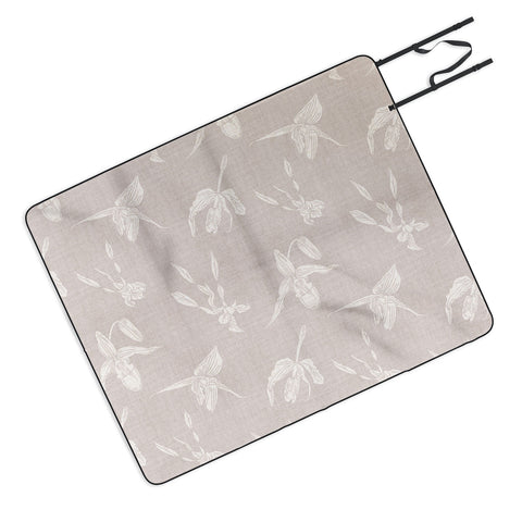Holli Zollinger ORCHID LINEN Picnic Blanket