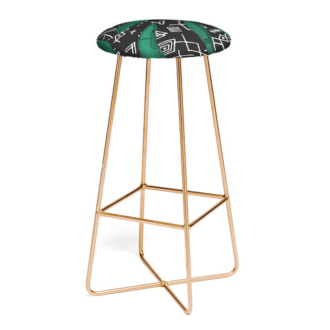 Holli Zollinger ORINOCO MIDNIGHT Bar Stool