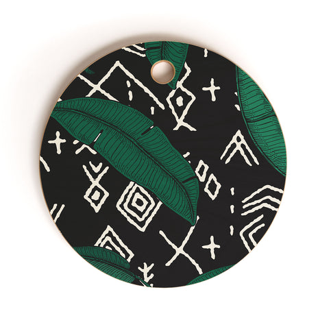 Holli Zollinger ORINOCO MIDNIGHT Cutting Board Round