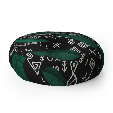 Holli Zollinger ORINOCO MIDNIGHT Floor Pillow Round