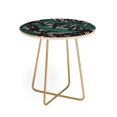 Holli Zollinger ORINOCO MIDNIGHT Round Side Table