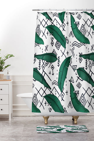 Holli Zollinger ORINOCO Shower Curtain And Mat