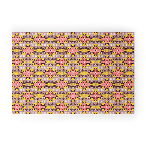 Holli Zollinger Otali Pink Welcome Mat