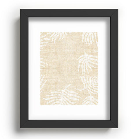 Holli Zollinger PALM LINEN Recessed Framing Rectangle