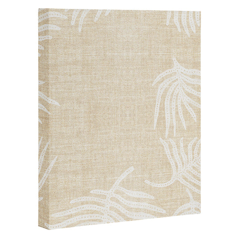 Holli Zollinger PALM LINEN Art Canvas