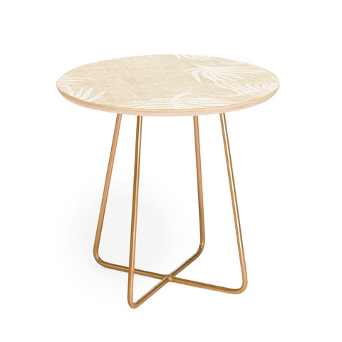 Holli Zollinger PALM LINEN Round Side Table