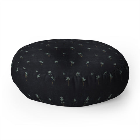 Holli Zollinger PALMA DARK Floor Pillow Round