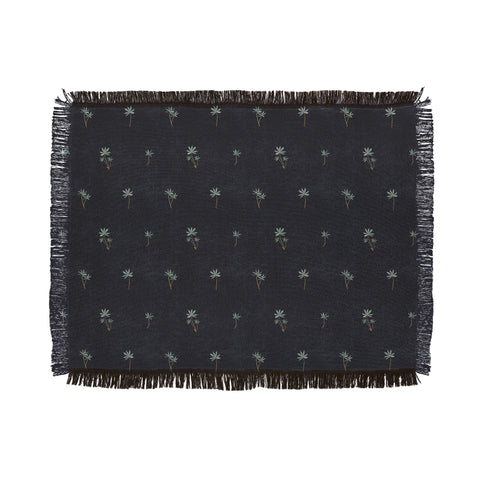 Holli Zollinger PALMA DARK Throw Blanket