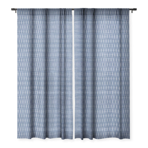 Holli Zollinger PETRA BOHO DENIM Sheer Window Curtain