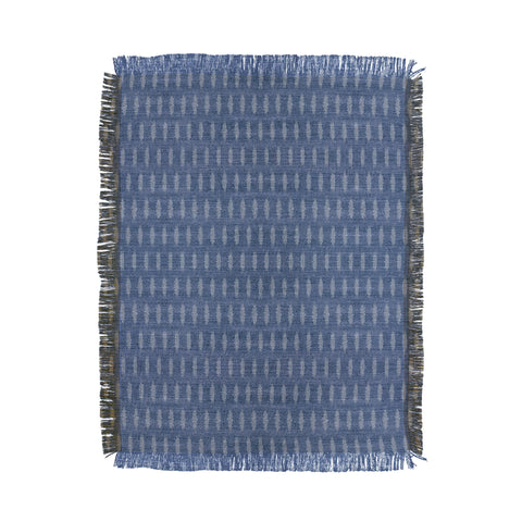 Holli Zollinger PETRA BOHO DENIM Throw Blanket