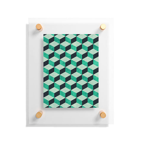 Holli Zollinger PETRA SUGAR TEAL Floating Acrylic Print